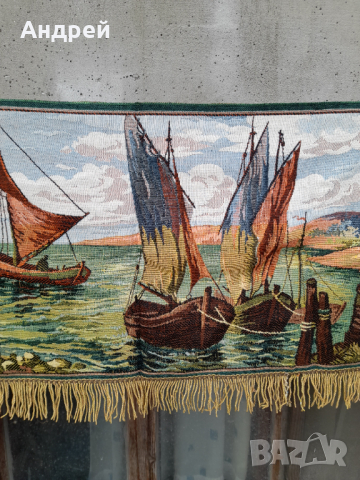 Старинен ковьор,покривка за стена #242, снимка 4 - Антикварни и старинни предмети - 44622646