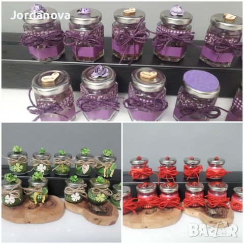 Handmade свещи, сапуни, ароматизатори с етерични масла, картички и дребни подаръчета, снимка 7 - Декорация - 39548940