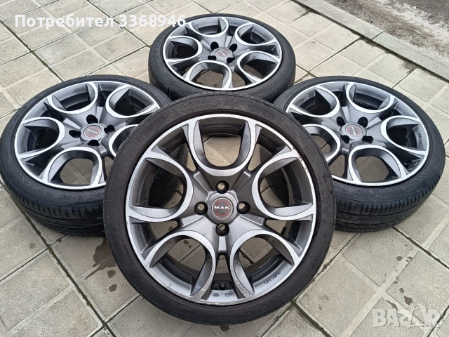 Джанти 16" 4х100 MAK с гуми 165/50/16