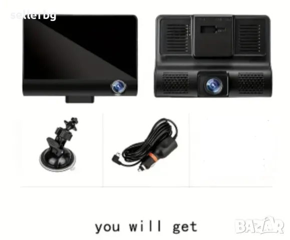 Видеорегистратор HD DVR и с камера за задно виждане , снимка 11 - HD камери - 48767052