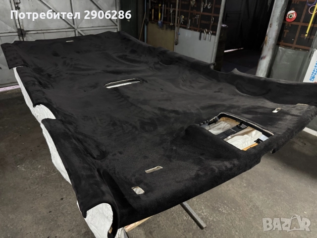 Черен Таван алкантара за Passat B6 с колонки 