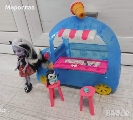 Детски комплект Enchantimals - Фургон за сладолед, снимка 2 - Играчки за стая - 49769799