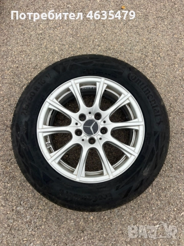 Mercedes Комплект Джанти с Гуми 215/60 R16, снимка 2 - Гуми и джанти - 52211012