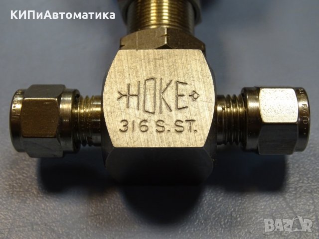 кран прецизен неръждаем HOKE 2112G4Y serewed bonnet needle valve 1/4, снимка 5 - Резервни части за машини - 36001386