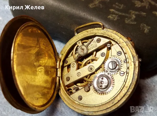 Старинен ШВЕЙЦАРСКИ ПОЗЛАТЕН ДЖОБЕН ЧАСОВНИК РЕТРО ОРНАМЕНТИКА КОЛЕКЦИОНЕРСКИ РЯДЪК МОДЕЛ 32415, снимка 13 - Антикварни и старинни предмети - 48289538