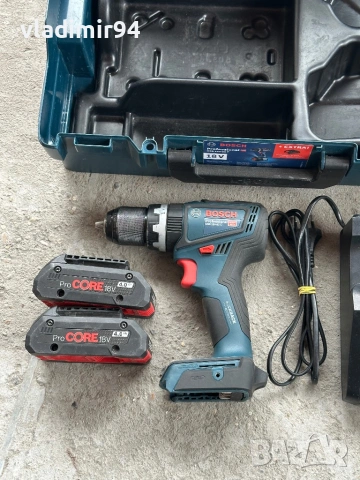 BOSCH GSB 18V-90 C - 2 x 4,0Ah ProCORЕ