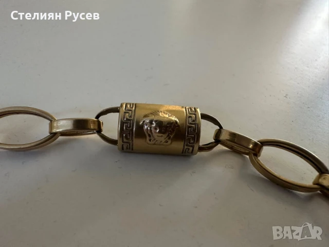 30.58гр 63см мъжки златен ланец версаче / златно колие / синджир / ланец / злато / златен / GOLD 585, снимка 9 - Колиета, медальони, синджири - 50945139