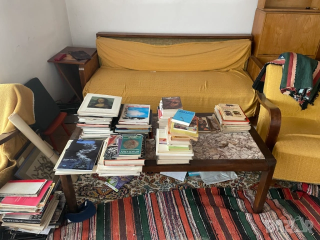 Neo-Deco Винтидж Ретро Мраморна маса, мрамор, масивно дърво, дървена, холна масичка кафе, снимка 2 - Маси - 53633712