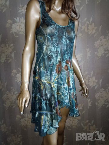 Patricia Suzzi- M,L- 100%Естествена коприна -италианска рокля  + туника  , снимка 16 - Рокли - 40759554