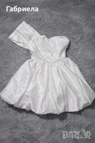 Нова официална бяла рокля 