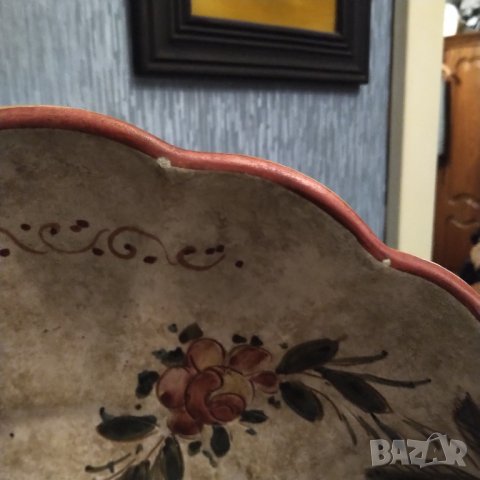 Deruta ръчно изработена чиния за стена , снимка 9 - Декорация за дома - 41691190