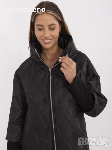 Дамско ватирано яке с дълги маншети, 3цвята , снимка 9 - Якета - 51827433