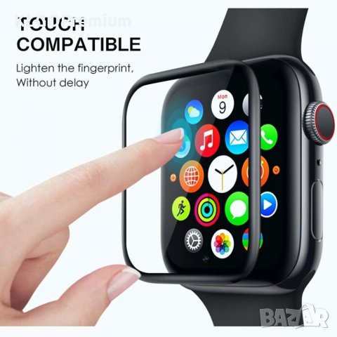 Стъкло Стъклен Протектор Apple Watch 1 2 3 4 5 6 SE 38 40 42 44 мм , снимка 7 - Аксесоари за Apple - 34512307