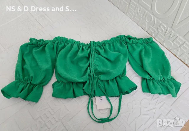 Дамска зелена блуза 