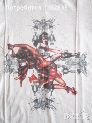 НОВА мъжка бяла памучна тениска GIVENCHY / Живанши размер XL, снимка 2 - Тениски - 53644902