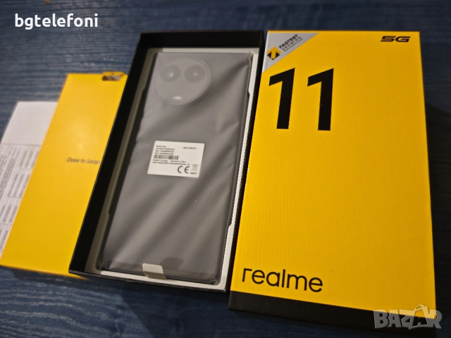 Realme 11 5G 8/256 , чисто нов , пълен комплект