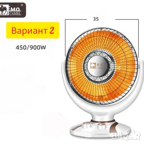 Преносим настолен електрически нагревател + Функция вентилатор: DN2, снимка 3 - Отоплителни печки - 48038181