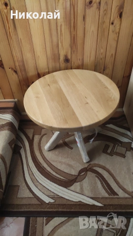 холна маса от масив и желязо , снимка 12 - Маси - 53641072