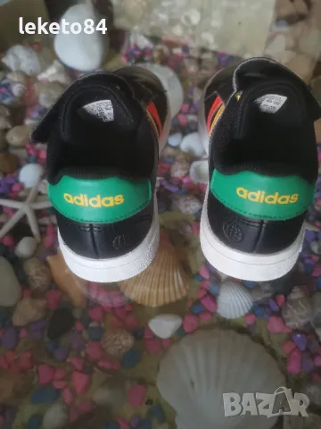 ADIDAS маратонки обувки Grand Court Lifestyle Черни Адидас номер 30, снимка 5 - Детски маратонки - 49624110