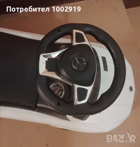 Детска кола за бутане Mercedes(с родителски контрол), снимка 3 - Детски велосипеди, триколки и коли - 55806557
