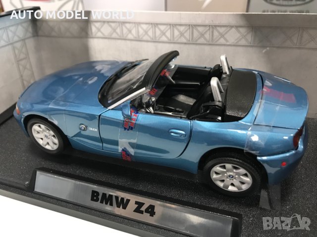 MOTORMAX Mетална колекционерска количка BMW Z4 CABRIO 2007 г. 1:18, снимка 2 - Колекции - 41499837