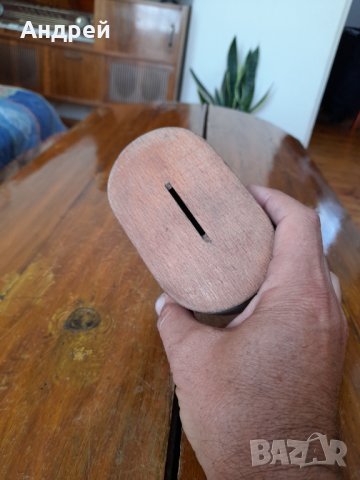 Стара дървена касичка #4, снимка 5 - Антикварни и старинни предмети - 33853133