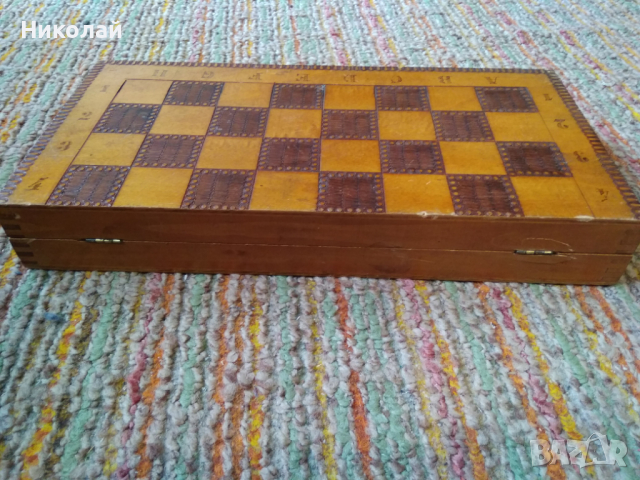 Дървен шах , снимка 4 - Шах и табла - 44728264