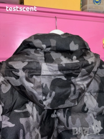 $171 Мъжко яке Superdry Padded Jacket размер 2XL сив камуфлаж  Grey Camo, снимка 4 - Якета - 52173723