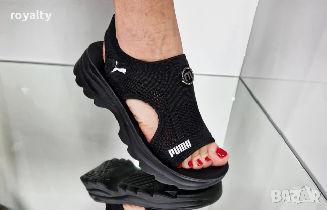 Puma черни дамски сандали 