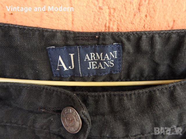 ARMANI оригинален дамски ленен панталон W31" (L) панталони, снимка 4 - Панталони - 34339683