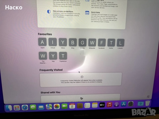 Macbook pro 15,4 inch intel7 16gb ram 512gb ssd touch bar, оригинално зарядно, снимка 10 - Лаптопи за работа - 52587055