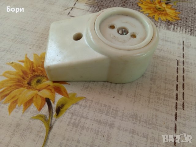 Стар контакт с предпазител, снимка 6 - Други ценни предмети - 41377907