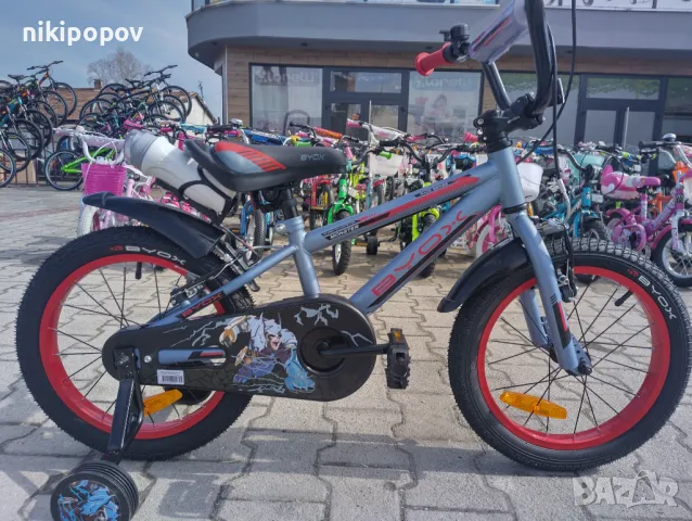 BYOX Велосипед 16" MONSTER сив, снимка 1