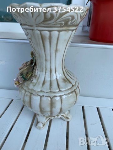 Порцеланова ваза Capodimonte, снимка 4 - Антикварни и старинни предмети - 41348180