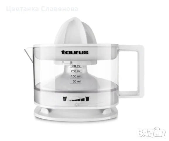 Сокоизстисквачка и Цитруспреса TAURUS TC 350 25 W, БЯЛ, 350.00 ml, снимка 2 - Сокоизстисквачки и цитрус преси - 49301018