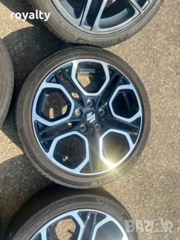 5х114.3 17 Джанти Suzuki Swift SX4 Vitara 5x114.3 Сузуки СХ4 Витара Оригинални на Сузуки, снимка 4 - Аксесоари и консумативи - 51229533