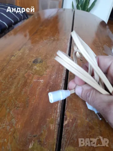 Стар захранващ кабел за радио,радиоприемник #2, снимка 3 - Други ценни предмети - 48455060