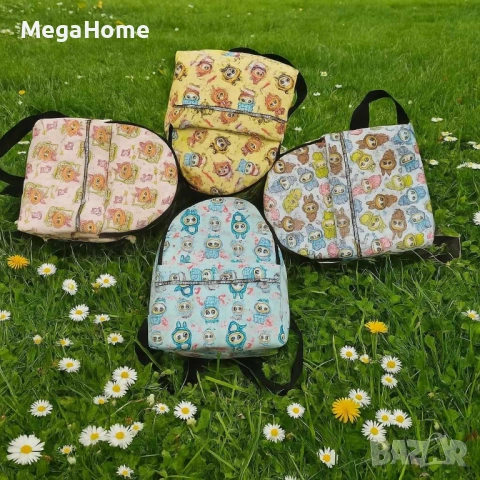 Детска раничка с герои LABUBU  – лека, удобна, 6 цвята, снимка 3 - Раници - 53482696