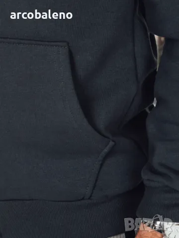 Мъжки суичър с цип и стояща яка, 3цвята , снимка 13 - Суичъри - 49472250