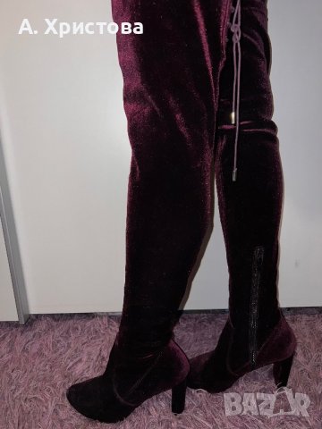 Ботуши над коляно - чизми, снимка 8 - Дамски ботуши - 41381776
