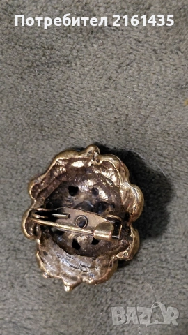 Прекрасна ретро брошка на Яблонекс Чехословакия от 60-те години на миналия век , снимка 2 - Антикварни и старинни предмети - 52851497