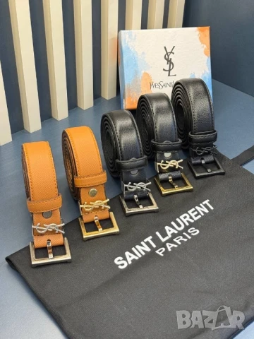 колани от естествена кожа в кутия fendi ysl saint laurent , снимка 5 - Колани - 50751355