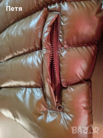 Зимно яке Moncler с гъши пух и естествен косъм, снимка 4 - Якета - 52105709