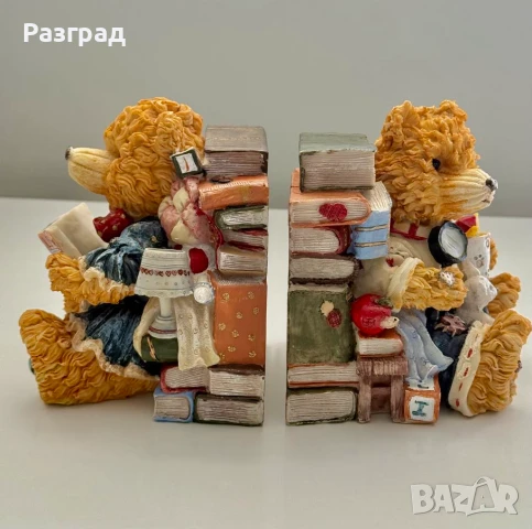 Винтидж комплект детски подпори за книги, снимка 10 - Декорация за дома - 50591244