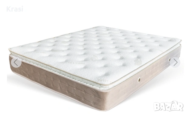 НОВ Тапициран сет (рамка, матрак, ракла) - 160/200см, снимка 3 - Спални и легла - 53852550