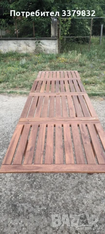градинска маса от екзотично дърво, снимка 3 - Градински мебели, декорация  - 50941534