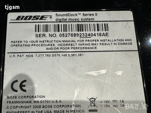 Док аудио станция Bose SoundDock 2, снимка 8 - Аудиосистеми - 44623227