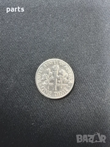Американска монета one dime 1983, снимка 2 - Нумизматика и бонистика - 51303651