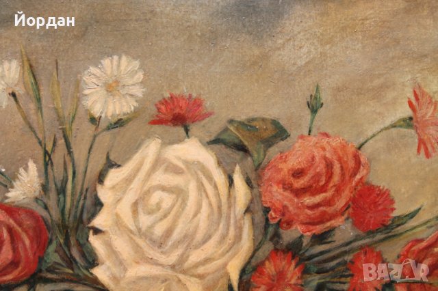 Картина масло /немски автор - O.Kregsmann /1942 година/, снимка 5 - Колекции - 42249475