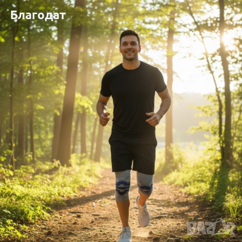 Универсална еластична наколенка Vbosi 7780B – стабилност, комфорт и защита при натоварване, снимка 4 - Спортна екипировка - 52400881